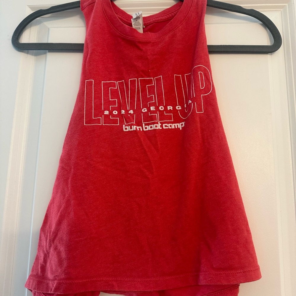 Burn Boot Camp Red Tank Top